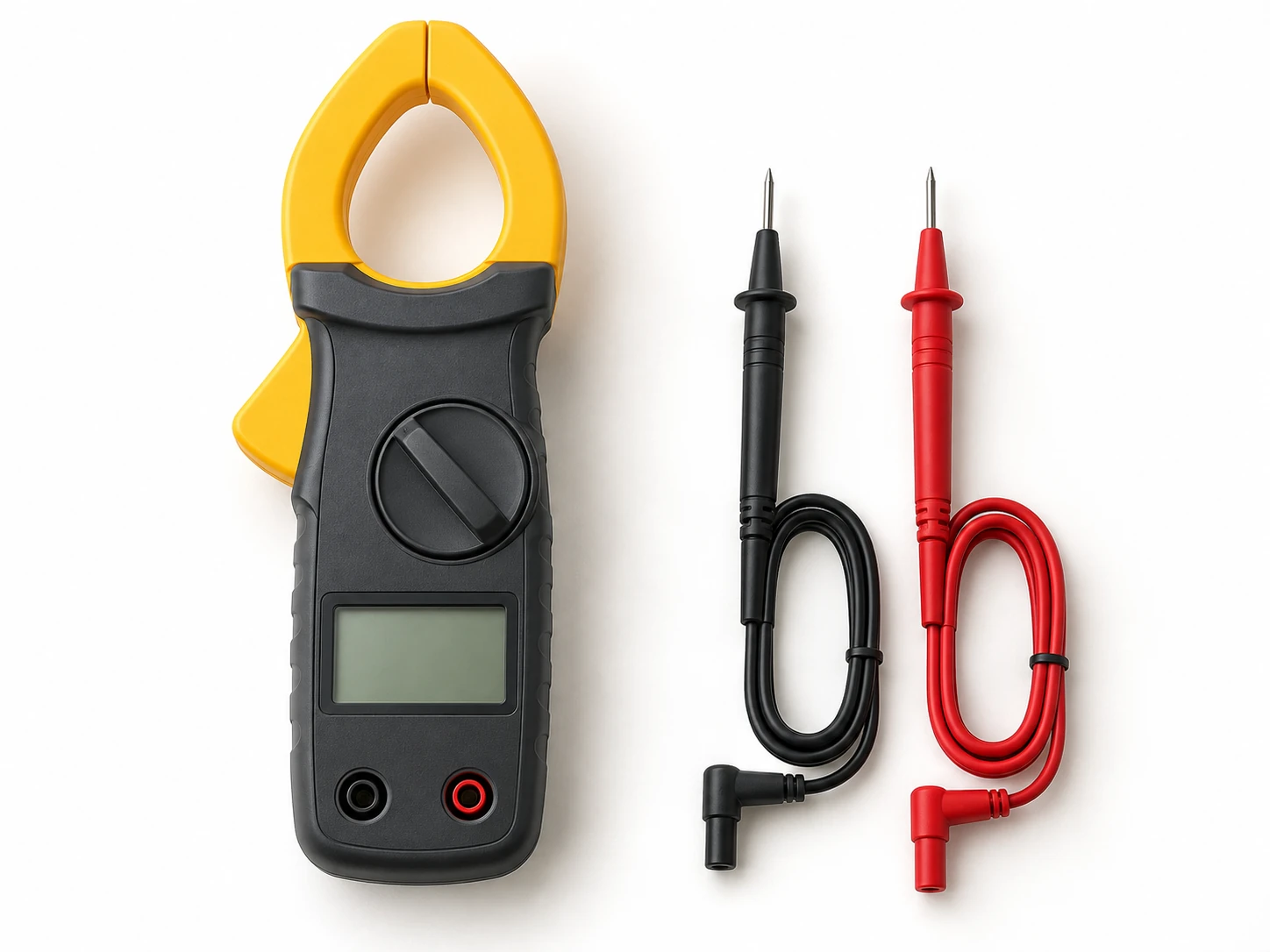 Clamp Meter: AI-generated representative illustration; configuration may vary