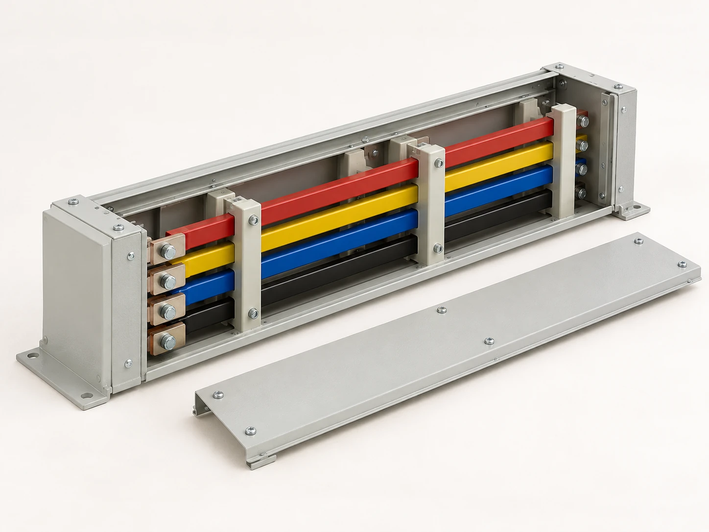 Bus Ducts: AI-generated representative illustration; configuration may vary