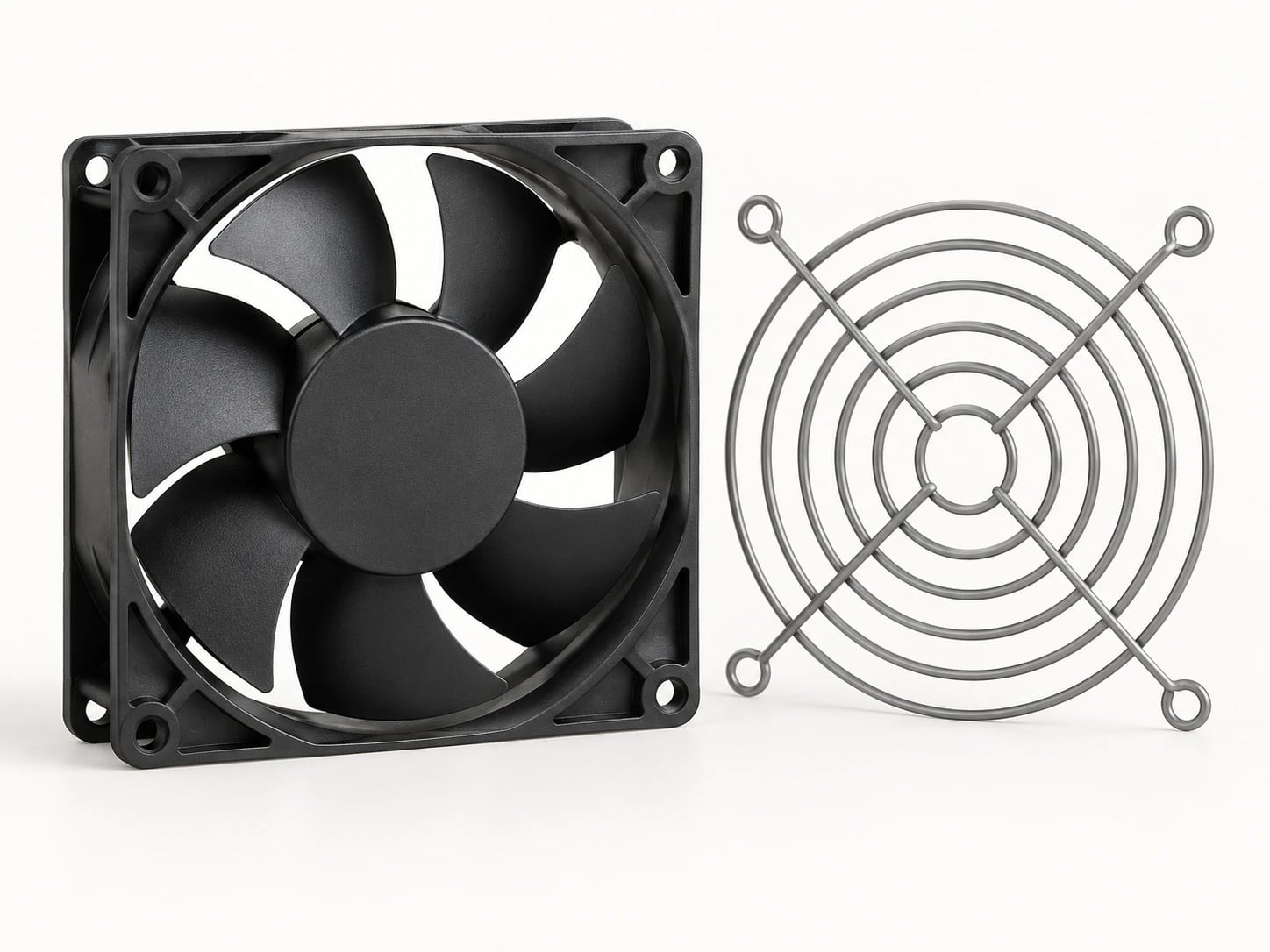 Fan: AI-generated representative illustration; configuration may vary