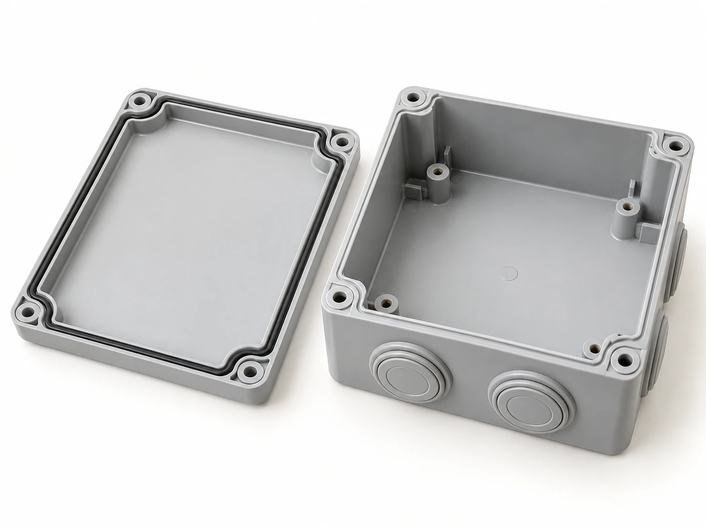 Junction Box: AI-generated representative illustration; configuration may vary