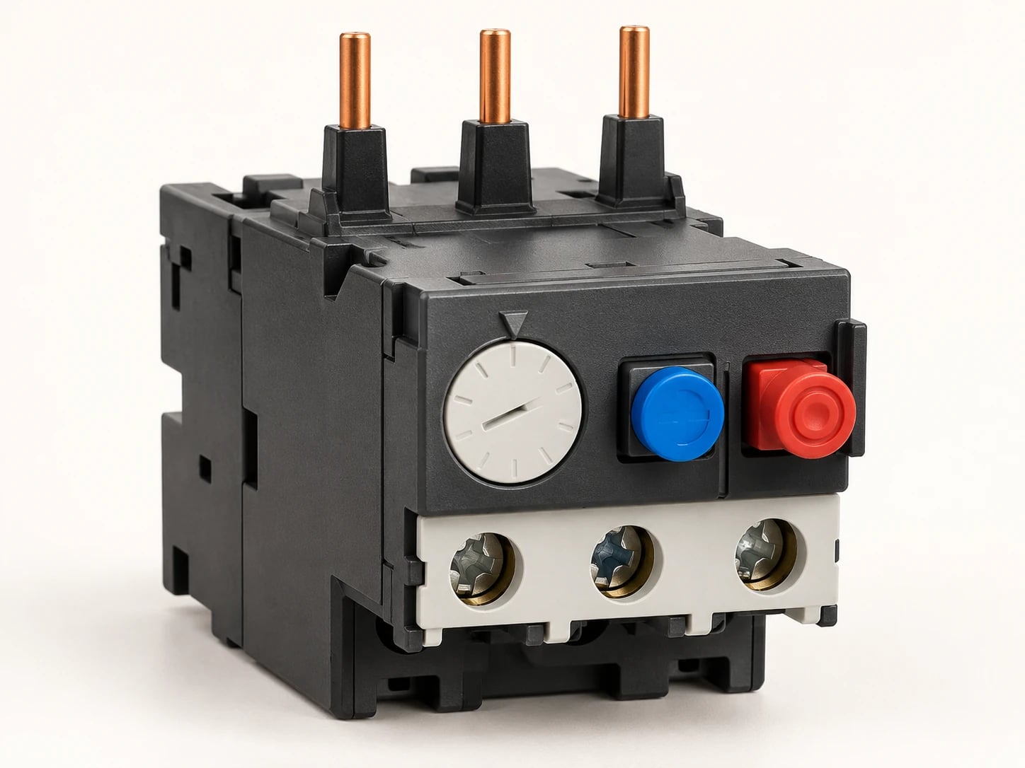Overload Relay: AI-generated representative illustration; configuration may vary