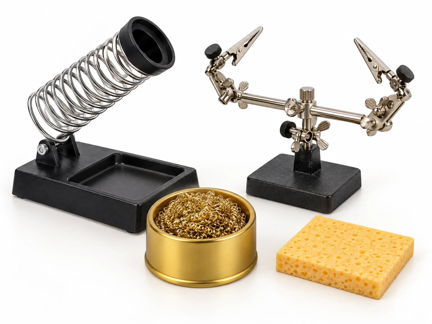 Soldering Accessories: AI-generated representative illustration; configuration may vary