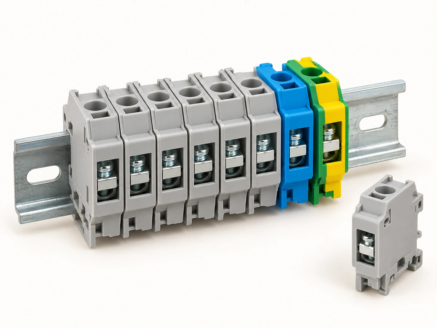 Terminal Block Connector: AI-generated representative illustration; configuration may vary