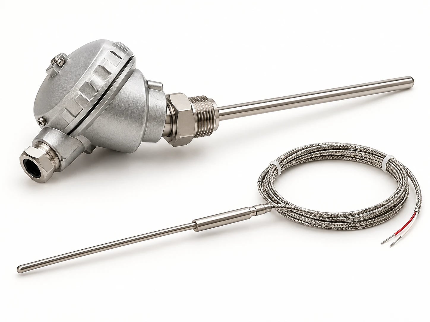 Thermocouples: AI-generated representative illustration; configuration may vary